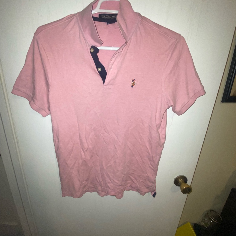 U.S. Polo Assn. Pink Polo Shirt for Men